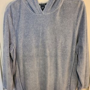 Velvet blue hoodie